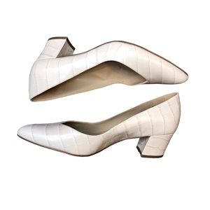 Naturalizer, size 9.5, cream, pumps